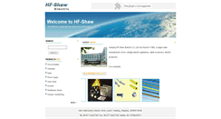 Desktop Screenshot of hfshaw.com